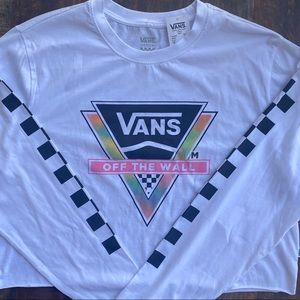 VANS Long Sleeve Crop Top